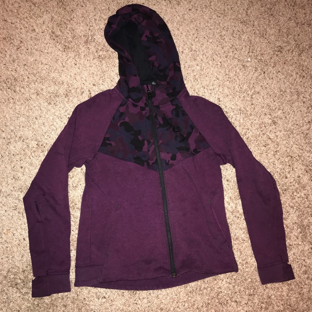 Nike zip up hoodie sweatshirt size large